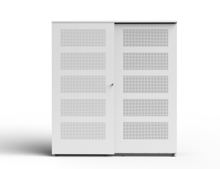 Akoestische schuifdeurkast 194 cm hoog (5 OH)