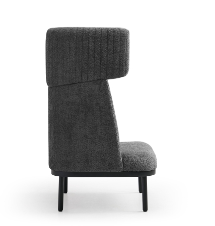 Akoestische loungebank 1-zits met tafeloptie