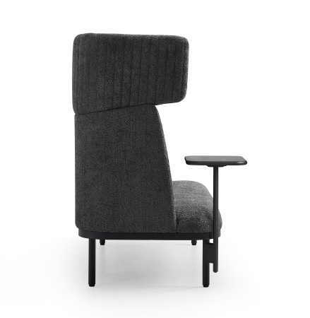 Akoestische loungebank 2-zits met tafeloptie