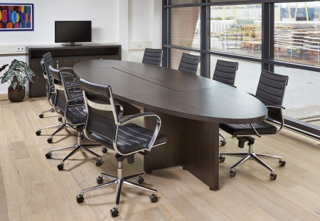 Manager Ellips vergadertafel 420x138cm 