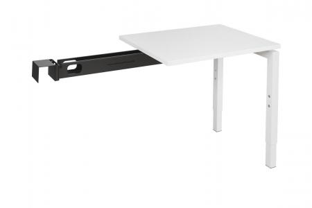 Aanbouwtafel 4Q-Alu 80x60cm (1 zijde poten)