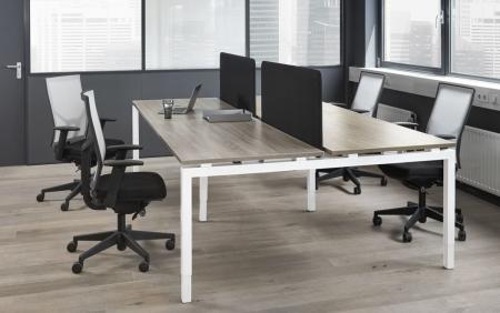 Bench werkplek 4Q White 360x165cm 