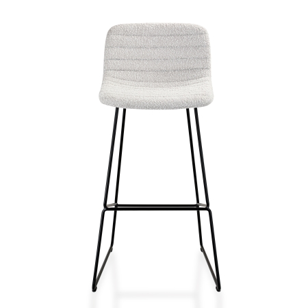 Barstool 609T in bouclé stoffering