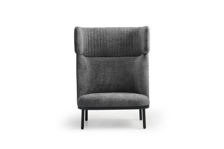 Akoestische loungebank 1-zits met tafeloptie