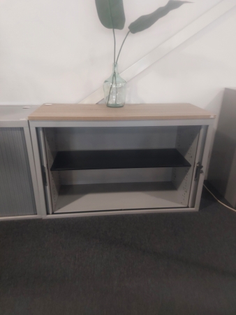 Roldeurkast 75x120cm met topblad