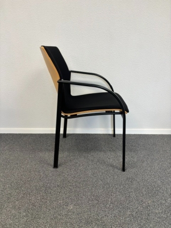 Vergaderstoelen Kembo Kion zwart (stof grof)