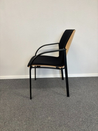 Vergaderstoelen Kembo Kion zwart (stof grof)