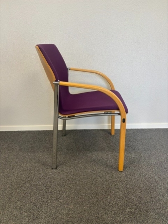 Vergaderstoelen Kembo Kion paars