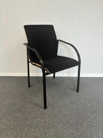 Vergaderstoelen Kembo Kion zwart (stof grof)