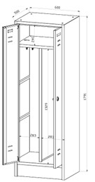 Personal standard uitrusting (PSU) kast