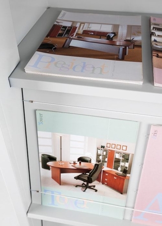 Tijdschriftenkast 195x100x42cm