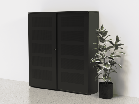 Akoestische schuifdeurkast 194 cm hoog (5 OH)