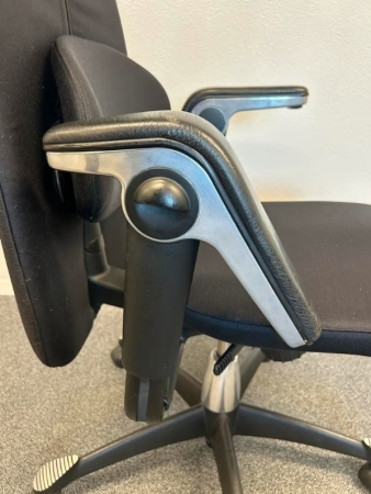 Bureaustoel HAG 09, alu gepolijst