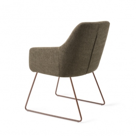 Hiroo stoel met slide frame 