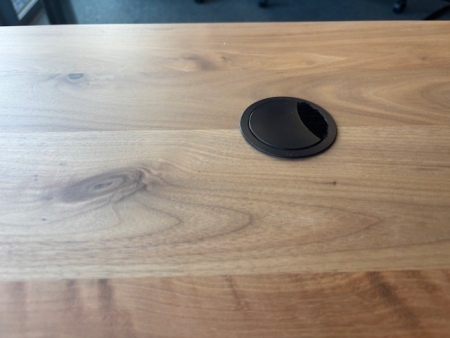 Elektrisch zit/sta bureau 240x100cm Massief Noten! 