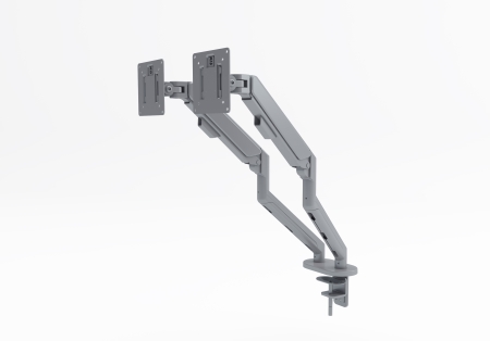 Dubbele monitorarm met gaslift