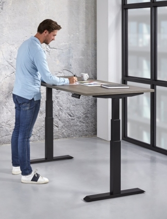 ACTIE! Elektrisch zit/sta bureau YF3 antraciet (type 2023/2024)
