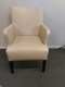 Fauteuil (kunst)leder beige