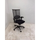 Bureaustoel HAG 09 zwart- grijs mesh rugleuning